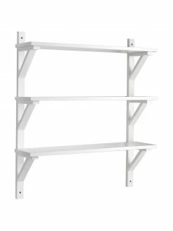 Étagère murale bois de bouleau blanc Vagghylla, larg. 80 x haut. 90 cmDisponibilité limitée