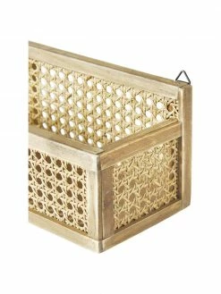 Nordal Étagère murale design en cannage Shelfi, larg. 46 x haut. 13 cm 11 Nordal Étagère murale design en cannage Shelfi, larg. 46 x haut. 13 cm -furniture Soldes Etagere murale design en cannage Shelfi 5