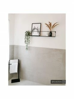 Étagère murale en métal Meert, larg. 100 x haut. 16 cm -furniture Soldes Etagere murale en metal Meert 5