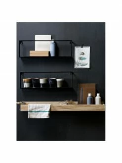 Étagère murale en métal Meert, larg. 50 x haut. 16 cm -furniture Soldes Etagere murale en metal Meert 8