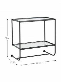 Étagère murale en métal noir Thelma, larg. 53 x haut. 51,5 cm 7 Étagère murale en métal noir Thelma, larg. 53 x haut. 51,5 cm -furniture Soldes Etagere murale en metal noir Thelma 2