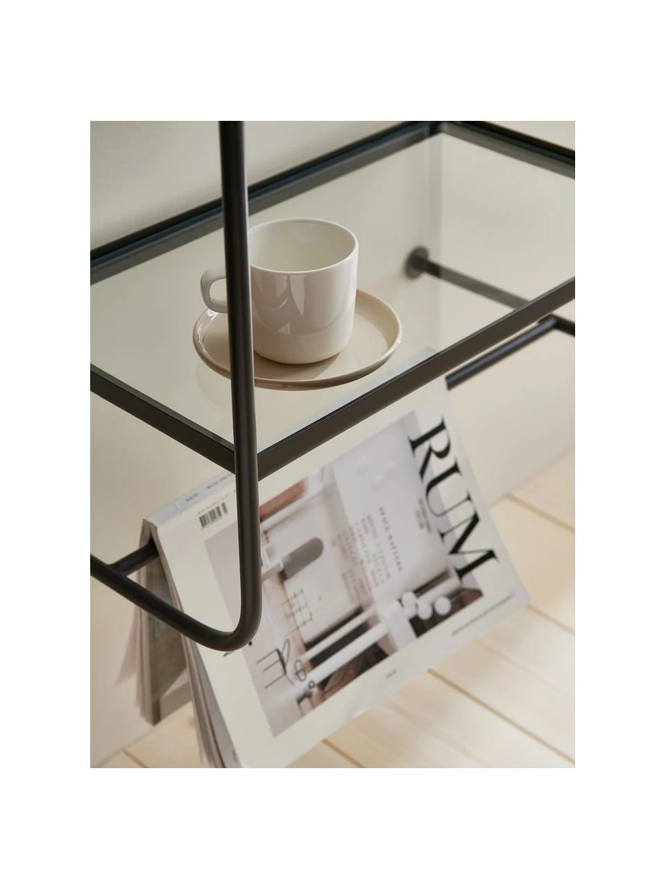 Étagère murale en métal noir Thelma, larg. 53 x haut. 51,5 cm 5 Étagère murale en métal noir Thelma, larg. 53 x haut. 51,5 cm – Image 5