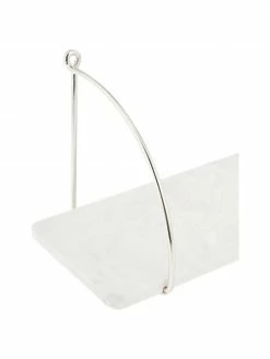 Étagère murale marbre Porter, larg. 40 x haut. 18 cm -furniture Soldes Etagere murale marbre Porter 11