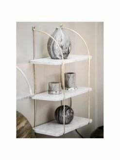 Étagère murale marbre Porter, larg. 40 x haut. 58 cm 9 Étagère murale marbre Porter, larg. 40 x haut. 58 cm -furniture Soldes Etagere murale marbre Porter 15
