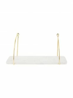 Étagère murale marbre Porter, larg. 40 x haut. 18 cm -furniture Soldes Etagere murale marbre Porter 3