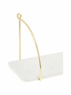 Étagère murale marbre Porter, larg. 40 x haut. 18 cm -furniture Soldes Etagere murale marbre Porter 5