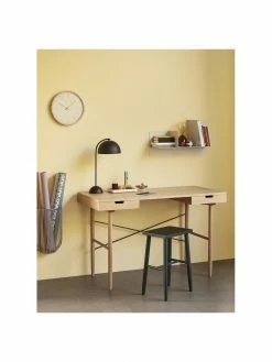 Hübsch Étagère murale métal gris Fold, larg. 60 x haut. 35 cm -furniture Soldes Etagere murale metal gris Fold 3