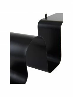 Étagère murale métal noir Caterpillar, larg. 64 x haut. 19 cm -furniture Soldes Etagere murale metal noir Caterpillar 4