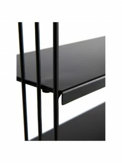 Étagère murale métal noir Willie, larg. 61 x haut. 61 cm -furniture Soldes Etagere murale metal noir Willie 4
