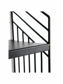 Étagère murale métal noir Willie, larg. 61 x haut. 61 cm -furniture Soldes Etagere murale metal noir Willie 5
