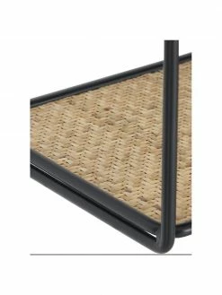 Étagère murale rotin Melker, larg. 60 x haut. 51 cm -furniture Soldes Etagere murale rotin Melker 3