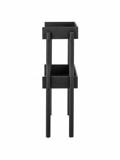 Bloomingville Étagère noire placage bois de chêne Yate, larg. 32 x haut. 92 cm -furniture Soldes Etagere noire placage bois de chene Yate 5