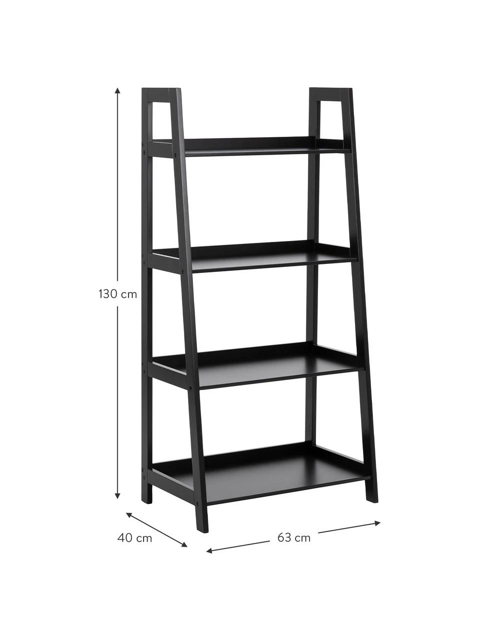 Étagère/échelle basse Wally, larg. 63 x haut. 130 cm 3 Étagère/échelle basse Wally, larg. 63 x haut. 130 cm – Image 3