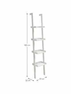 Étagère/échelle en bois Wally, larg. 37 x haut. 180 cm -furniture Soldes Etagereechelle en bois Wally 2