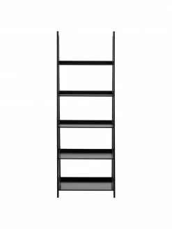 Étagère/échelle noire Wally, larg. 63 x haut. 180 cm -furniture Soldes Etagereechelle noire Wally 3