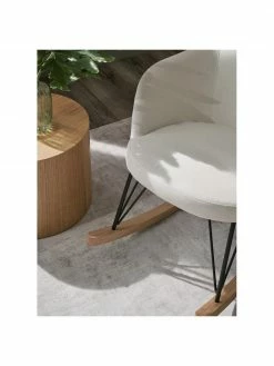 Fauteuil à bascule blanc crème Jolene, larg. 66 x prof. 102 cm 9 Fauteuil à bascule blanc crème Jolene, larg. 66 x prof. 102 cm -furniture Soldes Fauteuil a bascule blanc creme Jolene 3