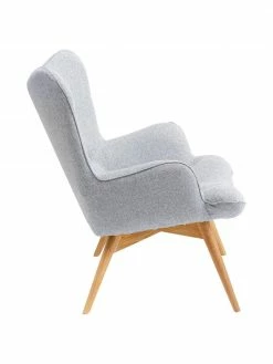 Kare Design Fauteuil à oreilles gris Vicky, larg. 73 x prof. 83 cm 9 Kare Design Fauteuil à oreilles gris Vicky, larg. 73 x prof. 83 cm -furniture Soldes Fauteuil a oreilles gris Vicky 3