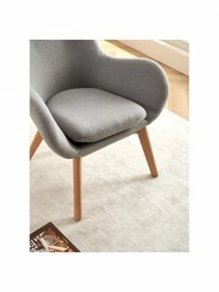 Westwing Collection Fauteuil à oreilles gris Wing, larg. 77 x prof. 89 cm 9 Westwing Collection Fauteuil à oreilles gris Wing, larg. 77 x prof. 89 cm -furniture Soldes Fauteuil a oreilles gris Wing 3