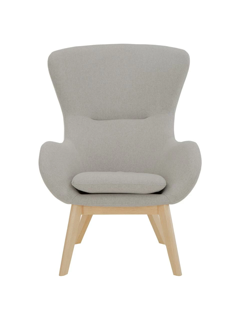 Westwing Collection Fauteuil à oreilles gris Wing, larg. 77 x prof. 89 cm 6 Westwing Collection Fauteuil à oreilles gris Wing, larg. 77 x prof. 89 cm – Image 6