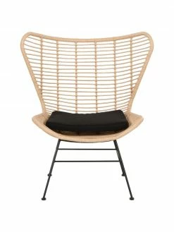 Westwing Collection Fauteuil à oreilles tressage synthétique Costa, larg. 90 x prof. 89 cm 9 Westwing Collection Fauteuil à oreilles tressage synthétique Costa, larg. 90 x prof. 89 cm -furniture Soldes Fauteuil a oreilles tressage synthetique Costa 3