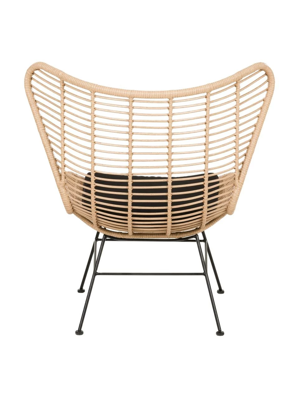 Westwing Collection Fauteuil à oreilles tressage synthétique Costa, larg. 90 x prof. 89 cm 6 Westwing Collection Fauteuil à oreilles tressage synthétique Costa, larg. 90 x prof. 89 cm – Image 6