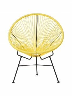 Westwing Collection Fauteuil acapulco jaune soleil plastique tressé Bahia, larg. 81 x prof. 73 cm 8 Westwing Collection Fauteuil acapulco jaune soleil plastique tressé Bahia, larg. 81 x prof. 73 cm -furniture Soldes Fauteuil acapulco jaune soleil plastique tresse Bahia 2