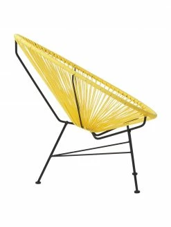 Westwing Collection Fauteuil acapulco jaune soleil plastique tressé Bahia, larg. 81 x prof. 73 cm 9 Westwing Collection Fauteuil acapulco jaune soleil plastique tressé Bahia, larg. 81 x prof. 73 cm -furniture Soldes Fauteuil acapulco jaune soleil plastique tresse Bahia 3