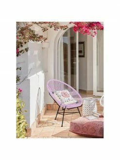 Westwing Collection Fauteuil acapulco lavande plastique tressé Bahia, larg. 81 x prof. 73 cm 8 Westwing Collection Fauteuil acapulco lavande plastique tressé Bahia, larg. 81 x prof. 73 cm -furniture Soldes Fauteuil acapulco lavande plastique tresse Bahia 2