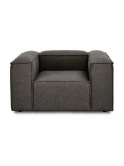 Westwing Collection Fauteuil anthracite Lennon, larg. 130 x prof. 101 cm 11 Westwing Collection Fauteuil anthracite Lennon, larg. 130 x prof. 101 cm -furniture Soldes Fauteuil anthracite Lennon 5