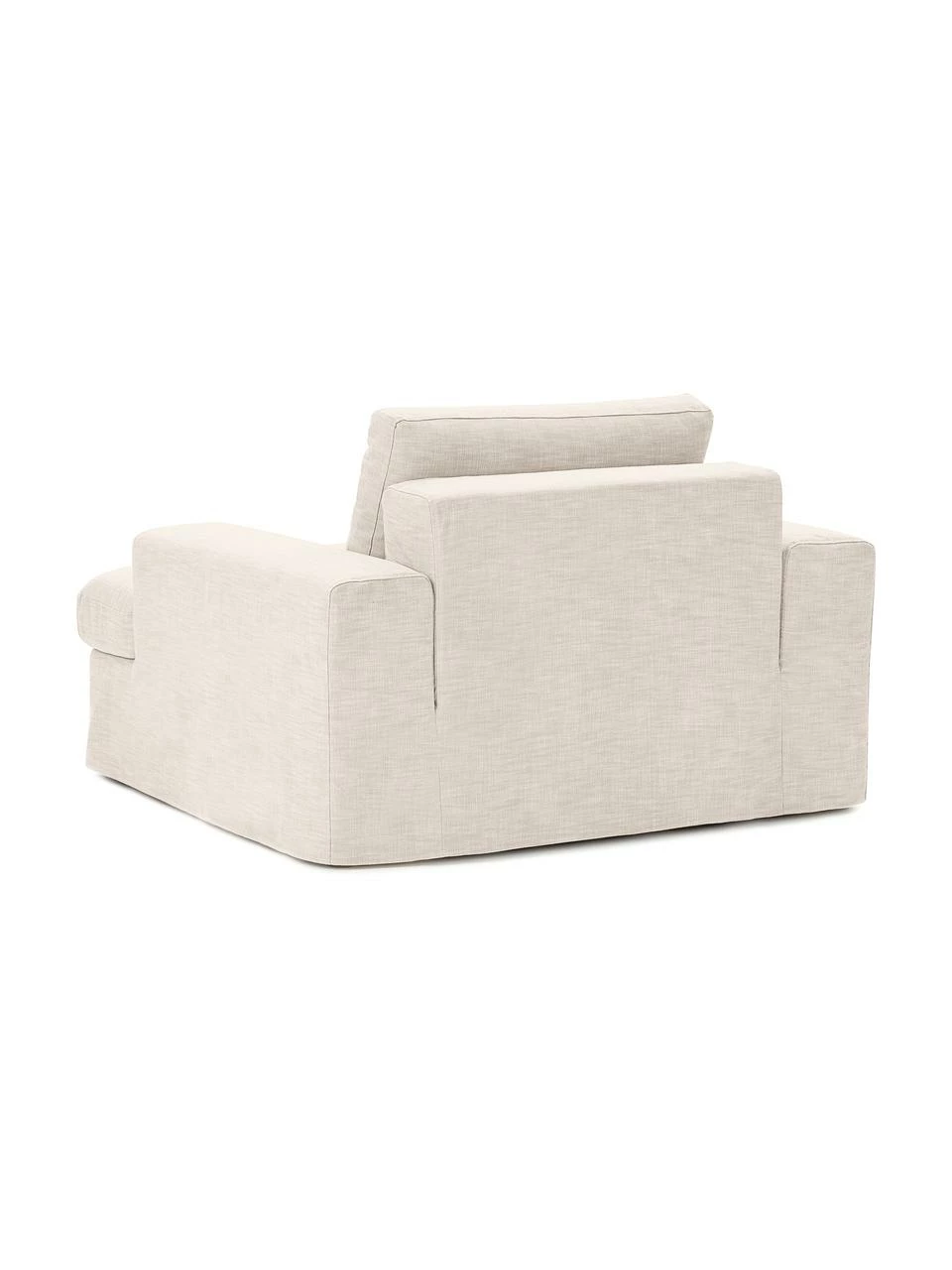 Westwing Collection Fauteuil beige Russell, larg. 103 x haut. 77 cm 6 Westwing Collection Fauteuil beige Russell, larg. 103 x haut. 77 cm – Image 6