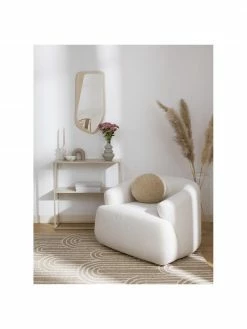 Westwing Collection Fauteuil beige Sofia, larg. 96 x prof. 82 cm -furniture Soldes Fauteuil beige Sofia 2