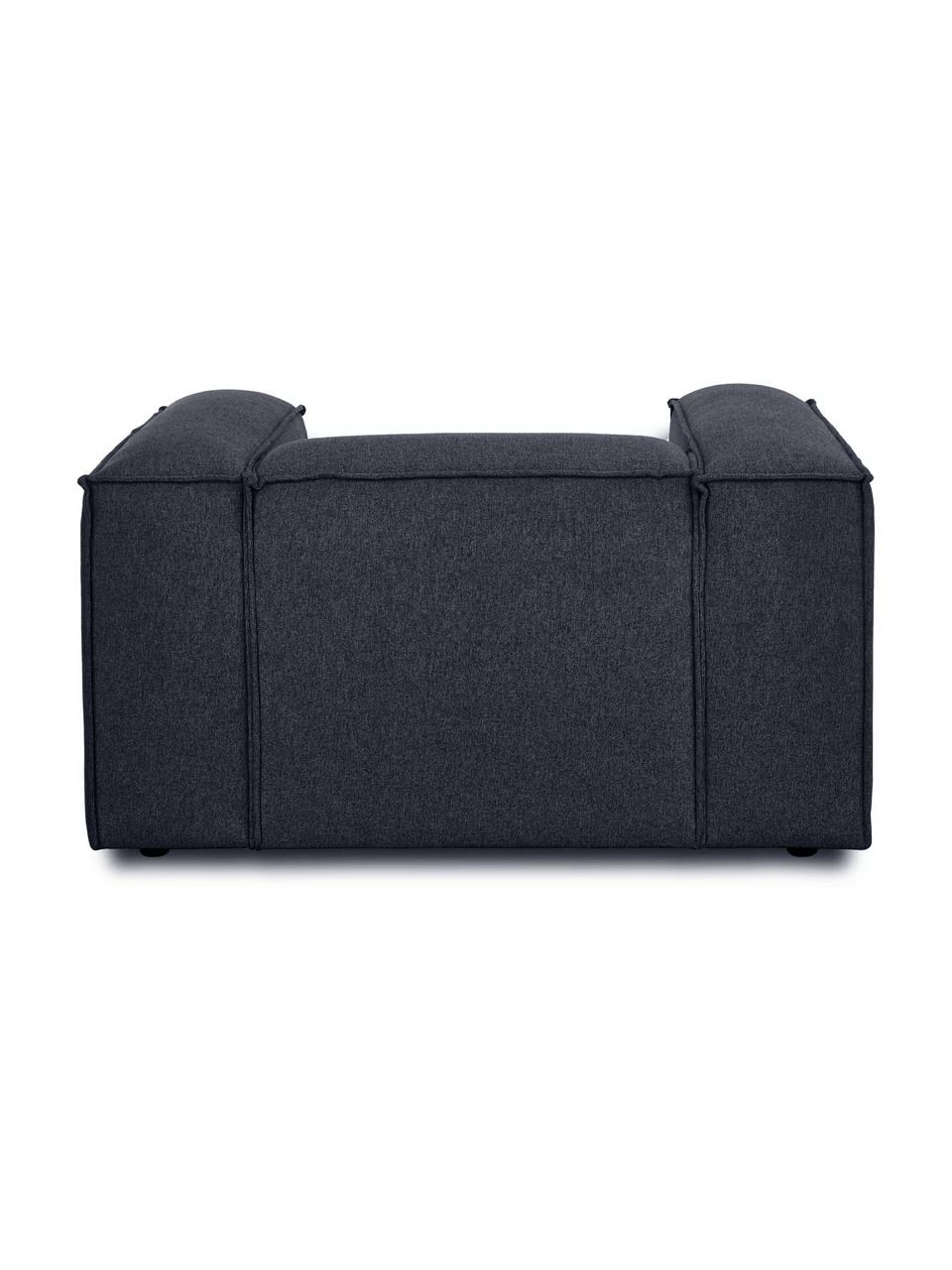 Westwing Collection Fauteuil bleu Lennon, larg. 130 x prof. 101 cm 6 Westwing Collection Fauteuil bleu Lennon, larg. 130 x prof. 101 cm – Image 6