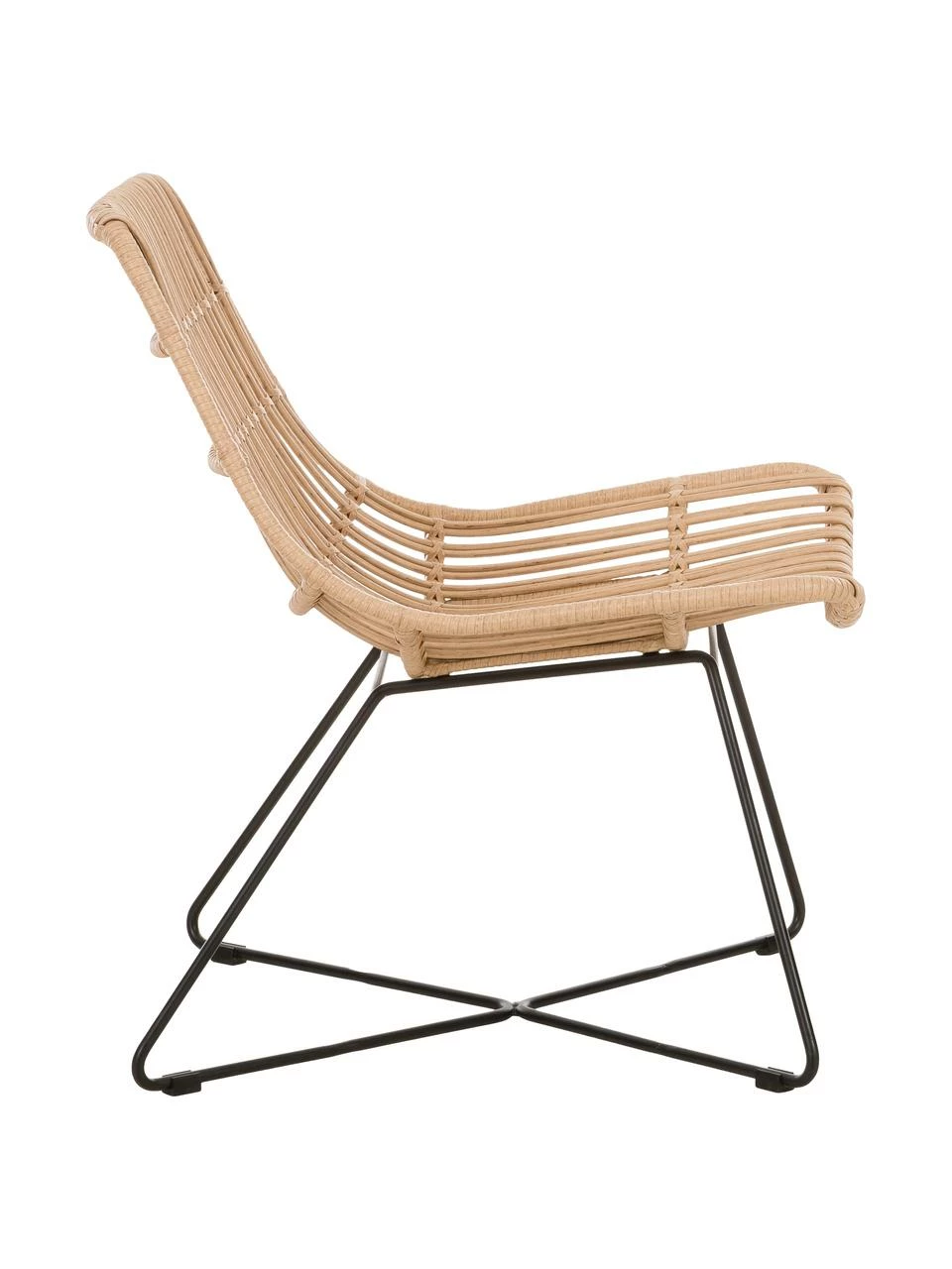 Westwing Collection Fauteuil bohème naturel Costa, larg. 64 x prof. 64 cm 5 Westwing Collection Fauteuil bohème naturel Costa, larg. 64 x prof. 64 cm – Image 5