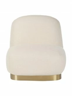 Westwing Collection Fauteuil cocktail blanc crème Elsie, larg. 77 x prof. 84 cmDisponibilité limitée -furniture Soldes Fauteuil cocktail blanc creme Elsie 10