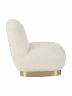 Westwing Collection Fauteuil cocktail blanc crème Elsie, larg. 77 x prof. 84 cmDisponibilité limitée -furniture Soldes Fauteuil cocktail blanc creme Elsie 11