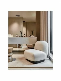 Westwing Collection Fauteuil cocktail blanc crème Elsie, larg. 77 x prof. 84 cm -furniture Soldes Fauteuil cocktail blanc creme Elsie 2