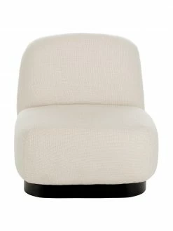 Westwing Collection Fauteuil cocktail blanc crème Elsie, larg. 77 x prof. 84 cm -furniture Soldes Fauteuil cocktail blanc creme Elsie 4