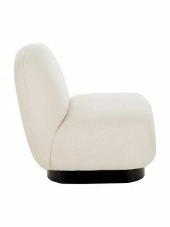 Westwing Collection Fauteuil cocktail blanc crème Elsie, larg. 77 x prof. 84 cm -furniture Soldes Fauteuil cocktail blanc creme Elsie 5