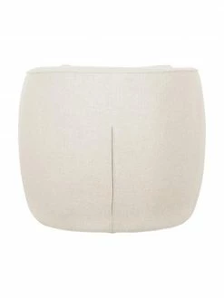 Westwing Collection Fauteuil cocktail en tissu bouclé blanc Elodie, larg. 86 x prof. 62 cm -furniture Soldes Fauteuil cocktail en tissu boucle blanc Elodie 5