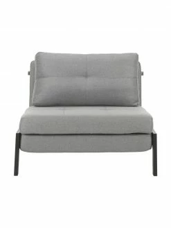 Westwing Collection Fauteuil convertible gris clair Edward, larg. 96 x prof. 98 cm 8 Westwing Collection Fauteuil convertible gris clair Edward, larg. 96 x prof. 98 cm -furniture Soldes Fauteuil convertible gris clair Edward 2