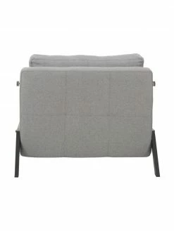 Westwing Collection Fauteuil convertible gris clair Edward, larg. 96 x prof. 98 cm 10 Westwing Collection Fauteuil convertible gris clair Edward, larg. 96 x prof. 98 cm -furniture Soldes Fauteuil convertible gris clair Edward 4