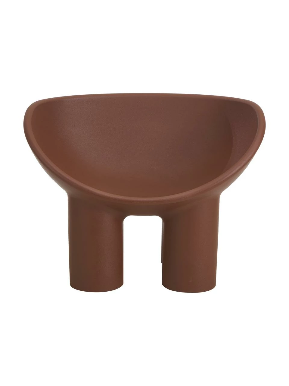 Fauteuil design brun Roly Poly, larg. 84 x prof. 57 cm 5 Fauteuil design brun Roly Poly, larg. 84 x prof. 57 cm – Image 5