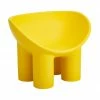 Fauteuil design jaune ocre Roly Poly, larg. 84 x prof. 57 cm