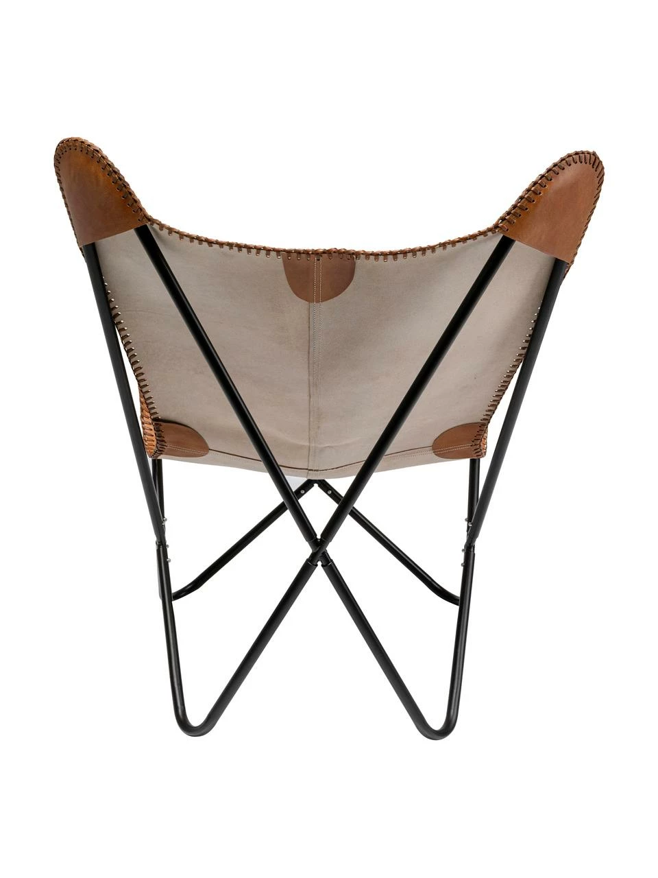 Kare Design Fauteuil en cuir marron Winny, larg. 70 x prof. 75 cm 6 Kare Design Fauteuil en cuir marron Winny, larg. 70 x prof. 75 cm – Image 6