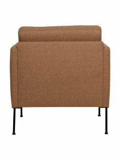 Westwing Collection Fauteuil en nougat avec pieds en métal Fluente, larg. 74 x prof. 85 cm 11 Westwing Collection Fauteuil en nougat avec pieds en métal Fluente, larg. 74 x prof. 85 cm -furniture Soldes Fauteuil en nougat avec pieds en metal Fluente 5