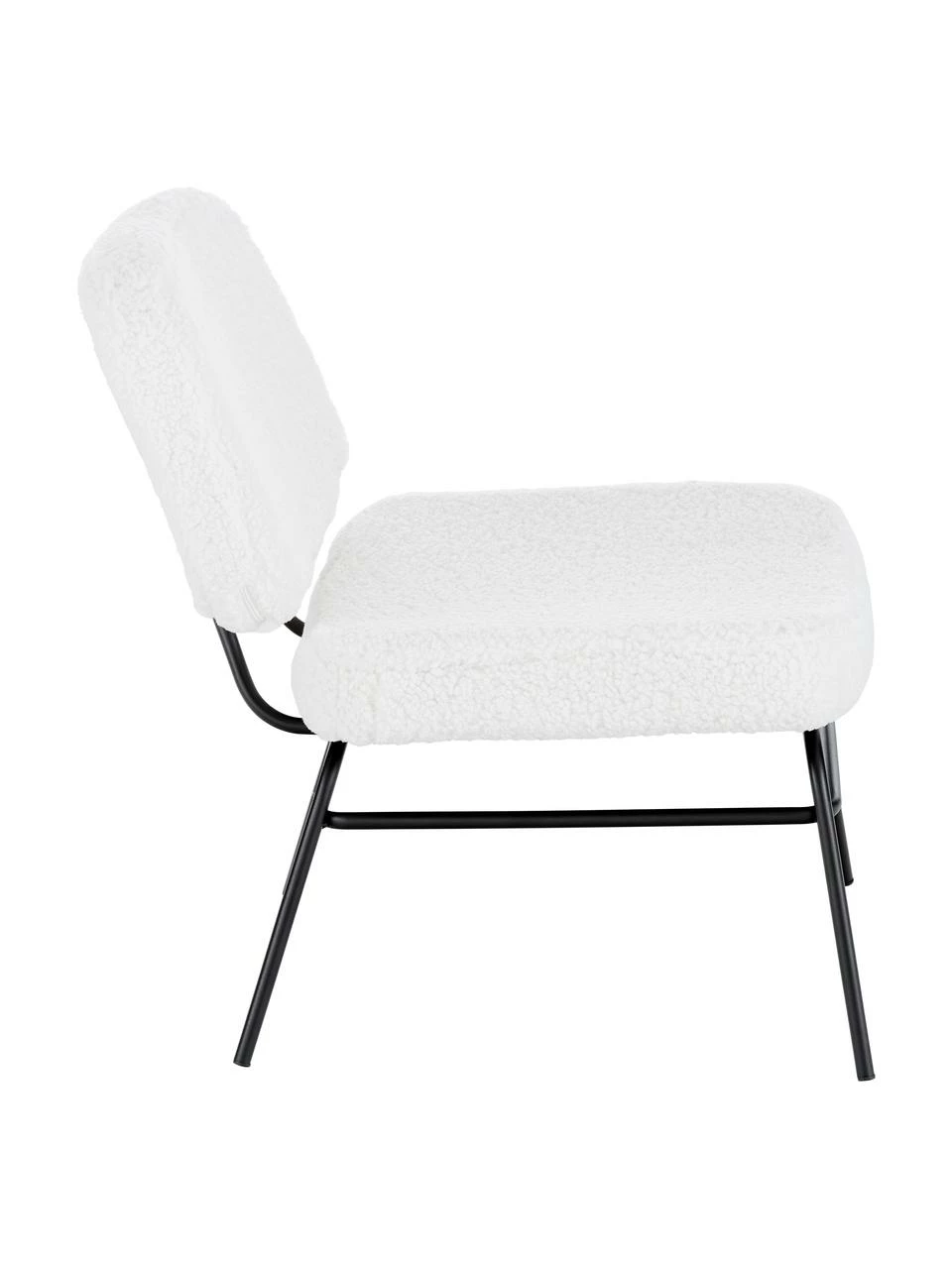 Westwing Collection Fauteuil en peluche rembourré Malte, larg. 58 x prof. 71 cm 5 Westwing Collection Fauteuil en peluche rembourré Malte, larg. 58 x prof. 71 cm – Image 5