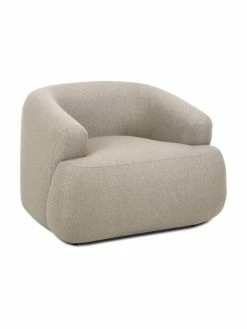 Westwing Collection Fauteuil gris Sofia, larg. 96 x prof. 82 cm