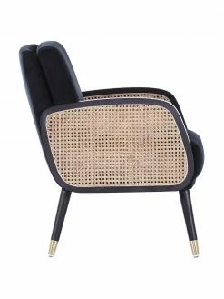 Fauteuil lounge avec cannage Hakoon, larg. 64 x prof. 75 cm 9 Fauteuil lounge avec cannage Hakoon, larg. 64 x prof. 75 cm -furniture Soldes Fauteuil lounge avec cannage Hakoon 3