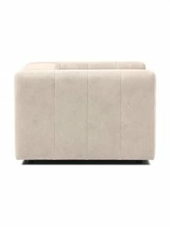 Westwing Collection Fauteuil lounge beige Lena, larg. 134 x prof. 106 cm -furniture Soldes Fauteuil lounge beige Lena 3