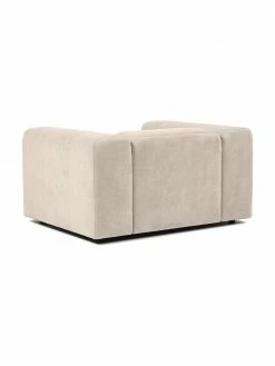 Westwing Collection Fauteuil lounge beige Lena, larg. 134 x prof. 106 cm -furniture Soldes Fauteuil lounge beige Lena 4